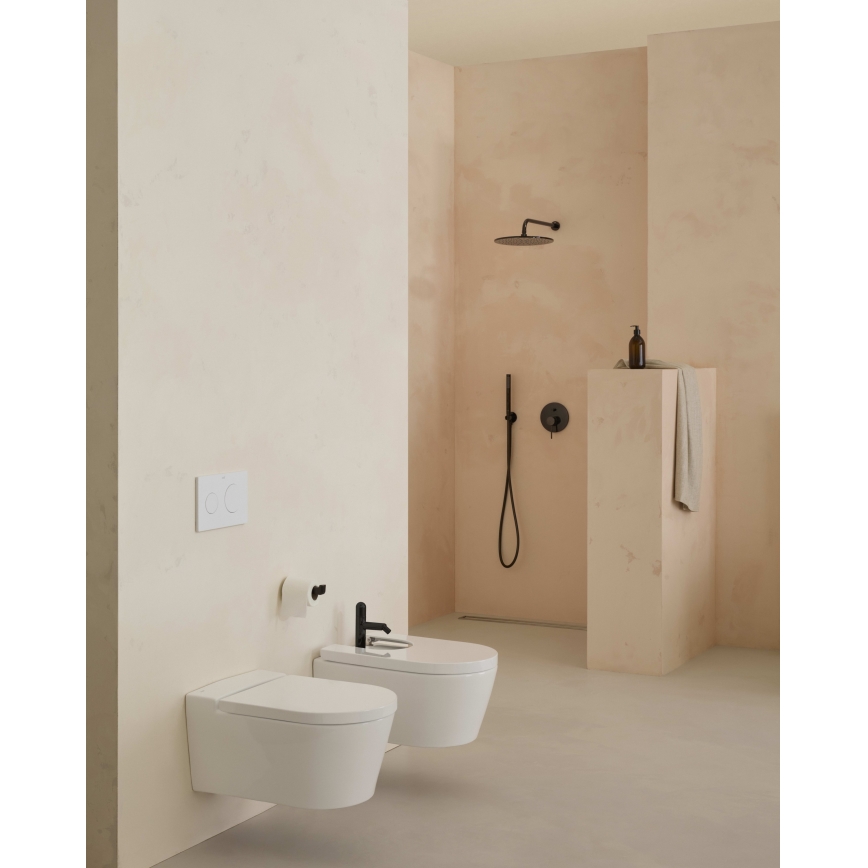 Roca A80652200B - Bidetové sedátko SoftClose INSPIRA supralit/biela