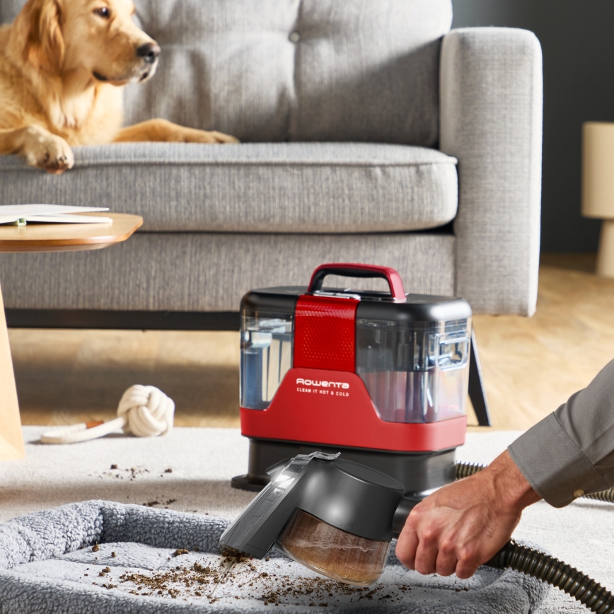 Rowenta - Čistič kobercov CLEAN IT HOT & COLD ANIMAL 1150 W/230 V