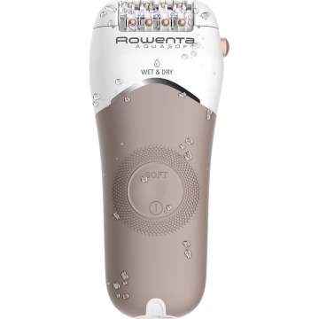 Rowenta - Epilátor WET&DRY 4,5 W/5 V 600 mAh béžovo-zlatý