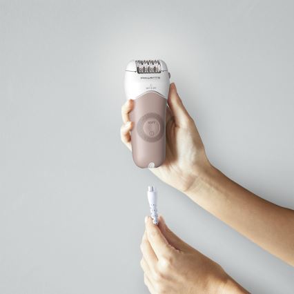 Rowenta - Epilátor WET&DRY 4,5 W/5 V 600 mAh béžovo-zlatý