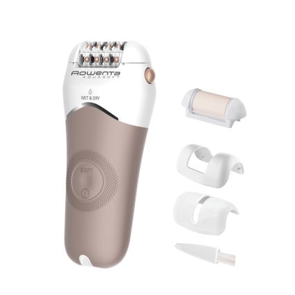Rowenta - Epilátor WET&DRY 4,5 W/5 V 600 mAh béžovo-zlatý