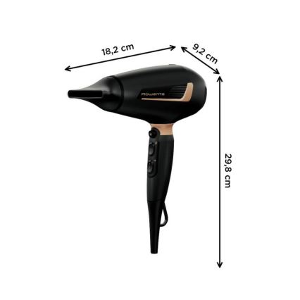 Rowenta - Fén PRO EXPERT 2200W/230V čierna