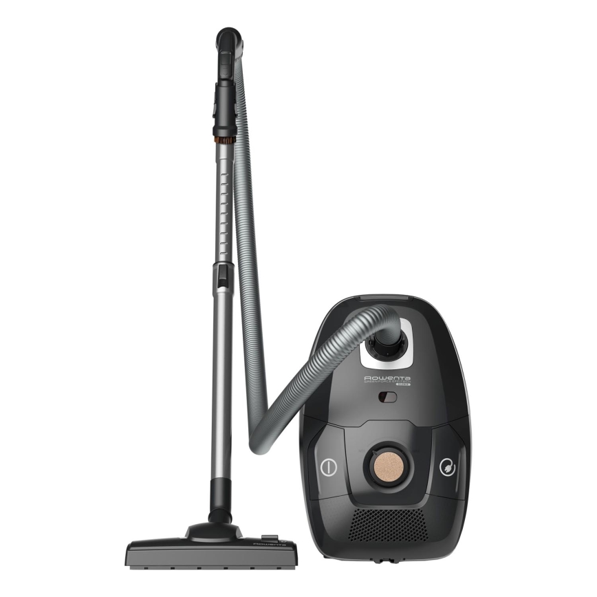 Rowenta - Sáčkový vysávač ZELENÁ FORCE EFFITECH ECO TOTAL CLEAN 400W/230V čierna