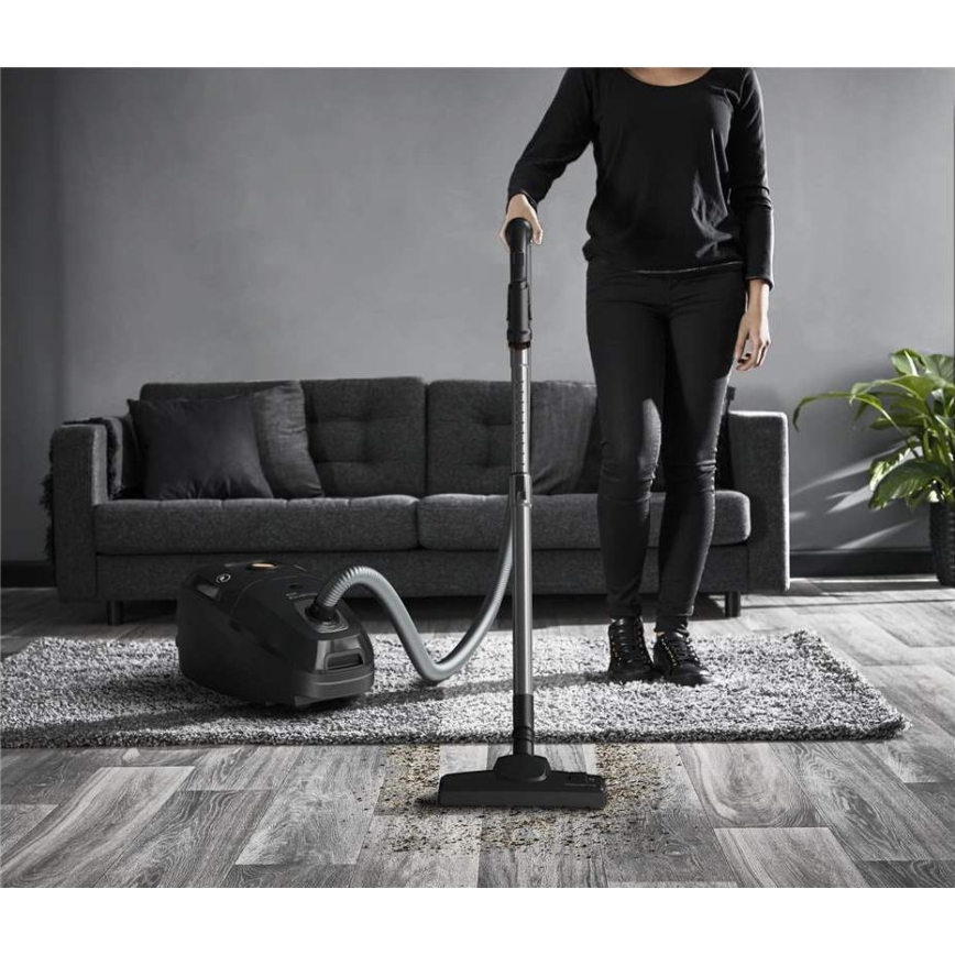 Rowenta - Sáčkový vysávač ZELENÁ FORCE EFFITECH ECO TOTAL CLEAN 400W/230V čierna
