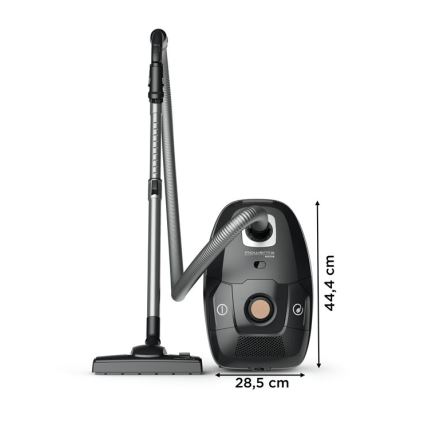 Rowenta - Sáčkový vysávač ZELENÁ FORCE EFFITECH ECO TOTAL CLEAN 400W/230V čierna