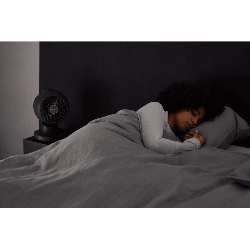 Rowenta - Stolný ventilátor TURBO SWIFT COMPACT 230V modrá + diaľkové ovládanie