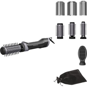 Rowenta - Teplovzdušná kefa BRUSH ACTIV 1000 W/230 V, čierna