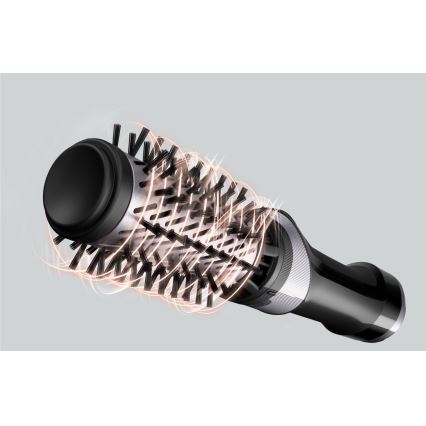 Rowenta - Teplovzdušná kefa BRUSH ACTIV 1000 W/230 V, čierna