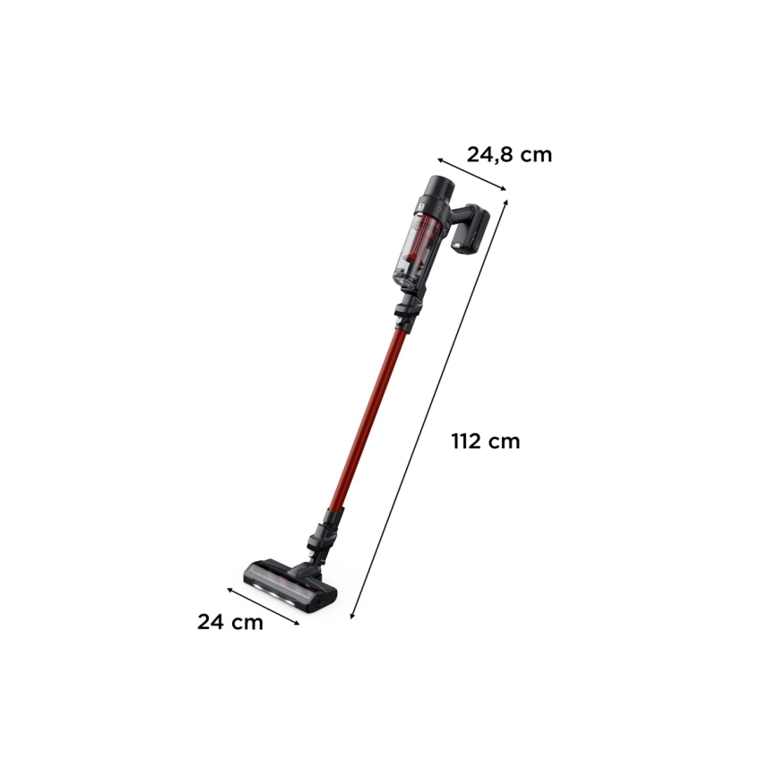 Rowenta - Tyčový vysávač 2v1 X-PERT ANIMAL 140W/18V červená