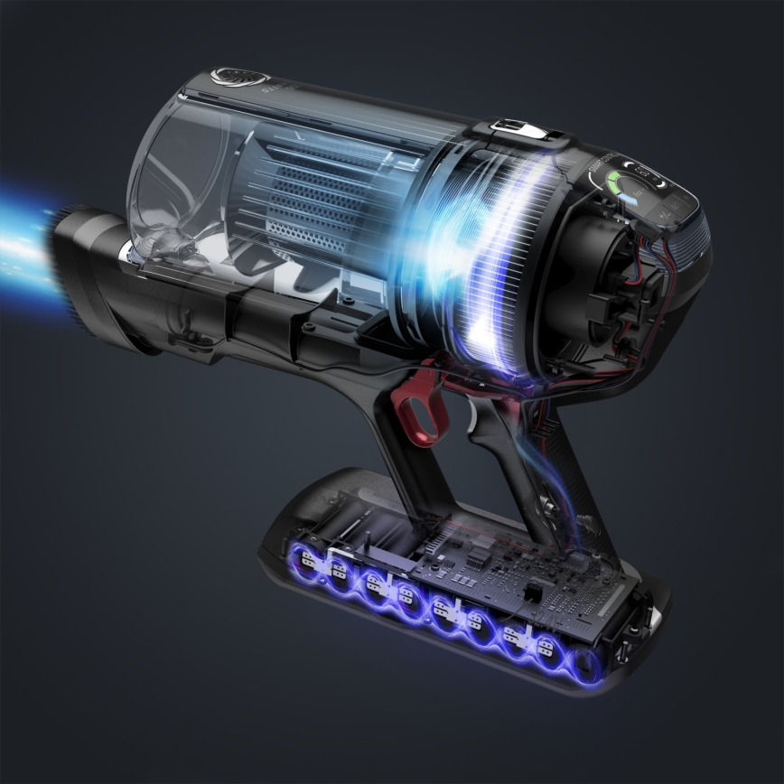 Rowenta - Tyčový vysávač 3v1 X-FORCE ANIMAL AUTO 480W/32,4V čierna 2000 mAh