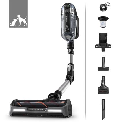 Rowenta - Tyčový vysávač 3v1 X-FORCE ANIMAL AUTO 480W/32,4V čierna 2000 mAh