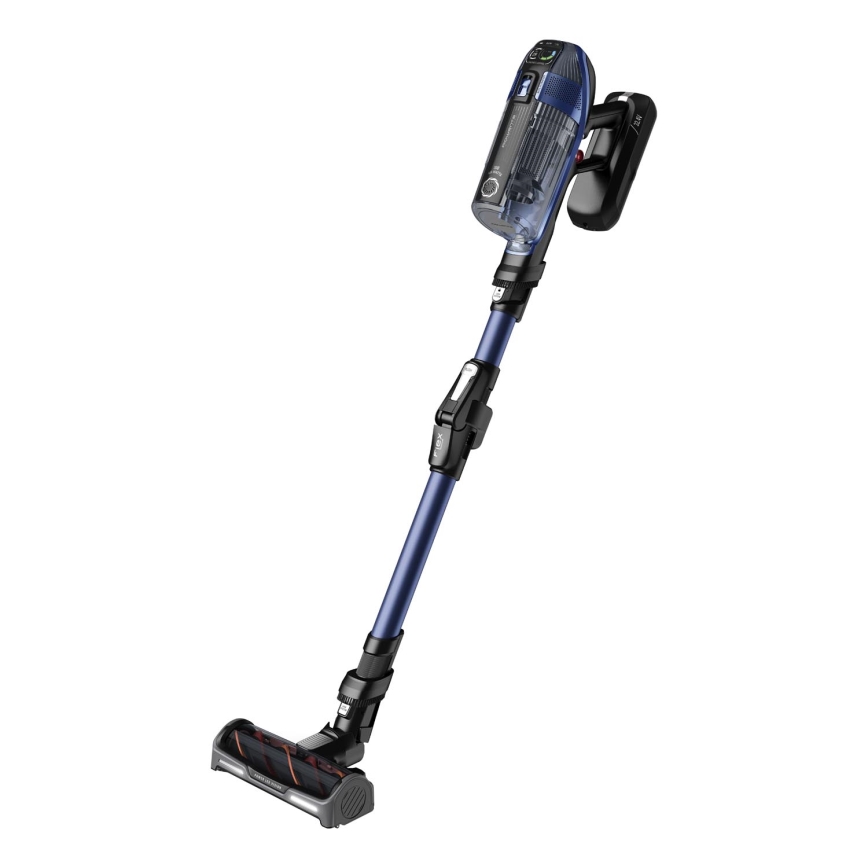 Rowenta - Tyčový vysávač s mopom X-FORCE FLEX ANIMAL AQUA AUTO 3v1 480W/32,4V 2500 mAh modrá