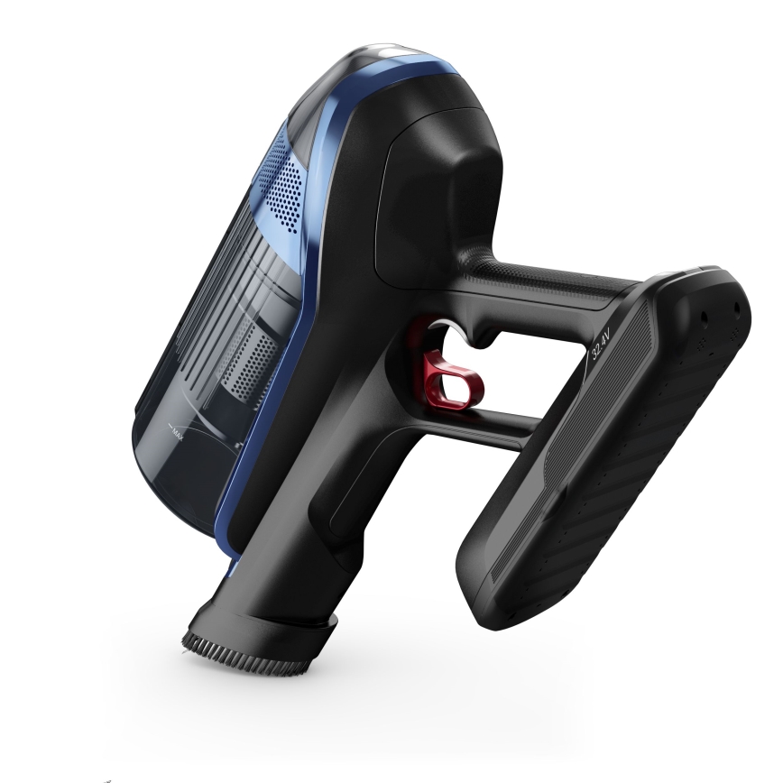 Rowenta - Tyčový vysávač s mopom X-FORCE FLEX ANIMAL AQUA AUTO 3v1 480W/32,4V 2500 mAh modrá