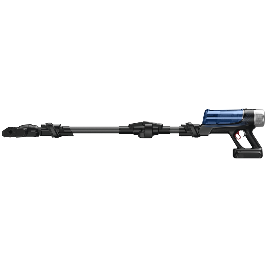 Rowenta - Tyčový vysávač s mopom X-FORCE FLEX ANIMAL AQUA AUTO 4v1 250W/25,2V 2500 mAh čierna/modrá