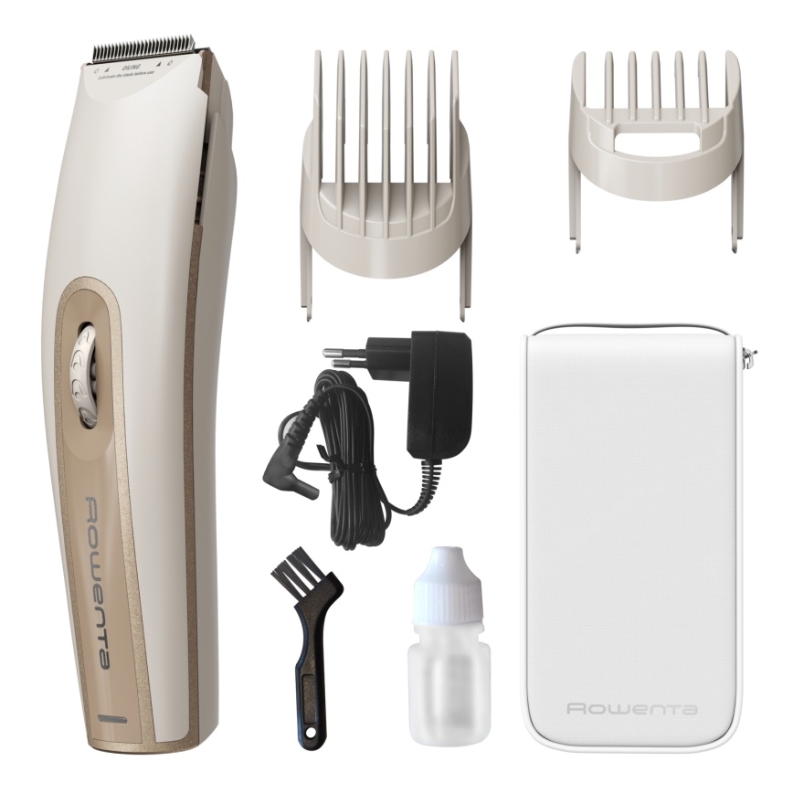 Rowenta - Zastrihávač NOMAD krémový 600 mAh