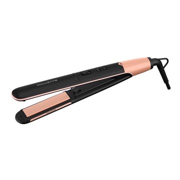 Rowenta - Žehlička na vlasy s LCD displejom EXPRESS SHINE 39W/230V rose gold
