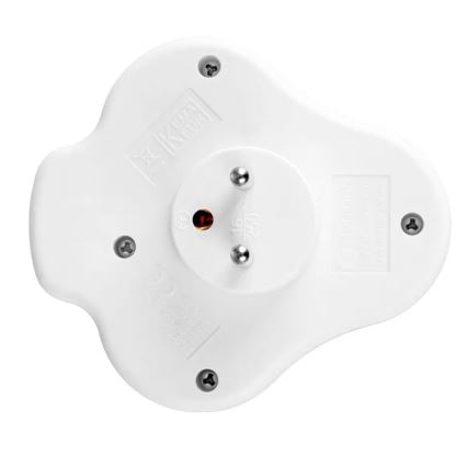 Rozbočovacia zásuvka s vypínačom 2× zásuvky + USB-C + USB-A