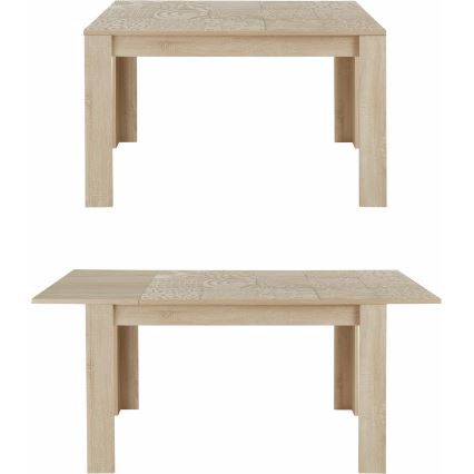 Rozkladací jedálenský stôl ARIA dub sonoma