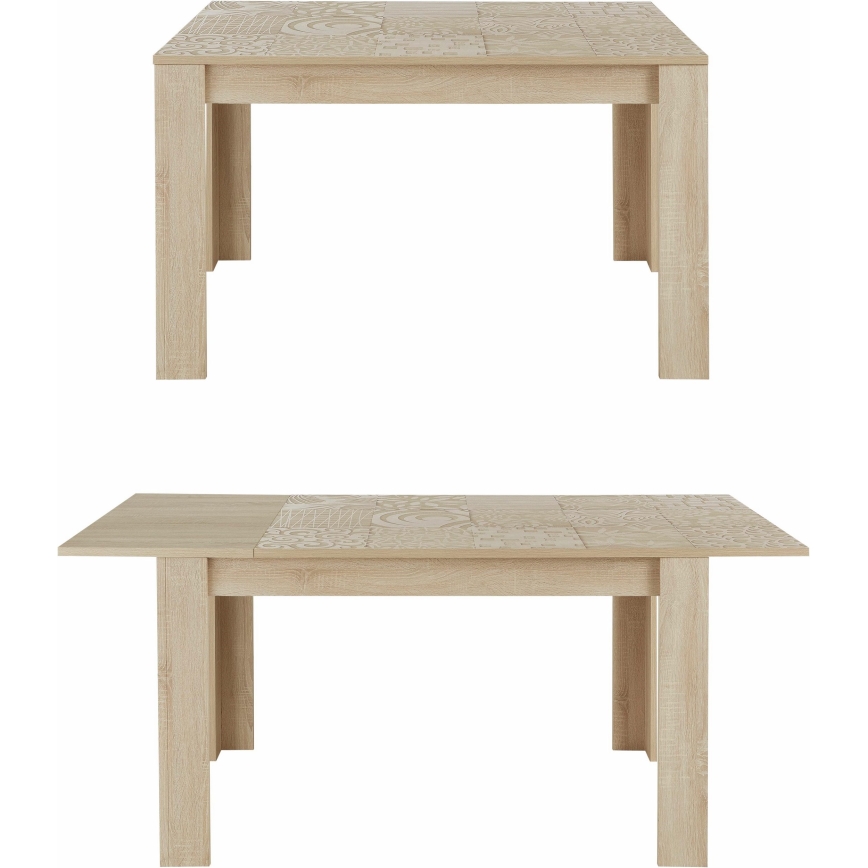 Rozkladací jedálenský stôl ARIA dub sonoma