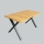 Rozkladací jedálenský stôl DOMO 150/190x80 cm dub craft/čierna