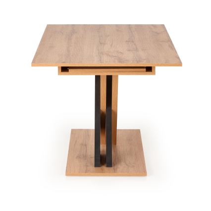 Rozkladací jedálenský stôl DROM 130/175x85 cm dub wotan/čierna