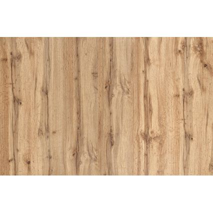 Rozkladací jedálenský stôl DROM 160/200x90 cm dub wotan/čierna