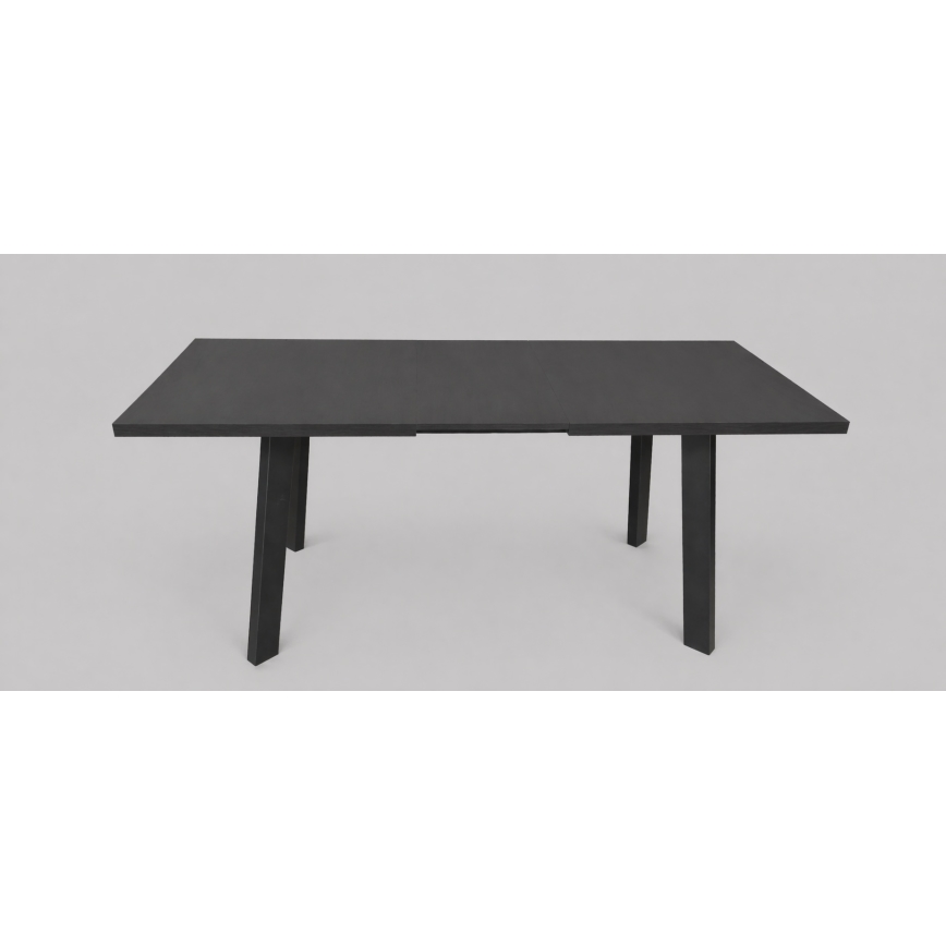 Rozkladací jedálenský stôl KERNO 150/190x80 cm čierny