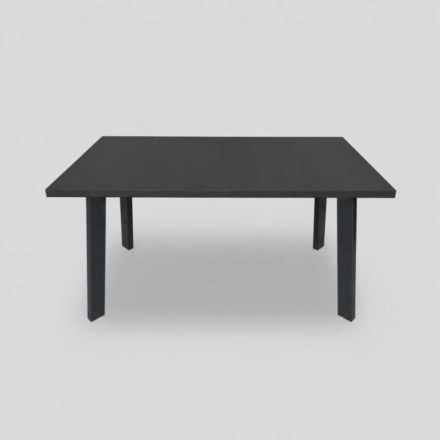 Rozkladací jedálenský stôl KERNO 150/190x80 cm čierny