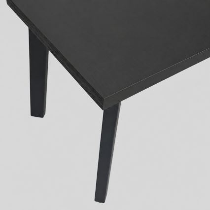 Rozkladací jedálenský stôl KERNO 150/190x80 cm čierny