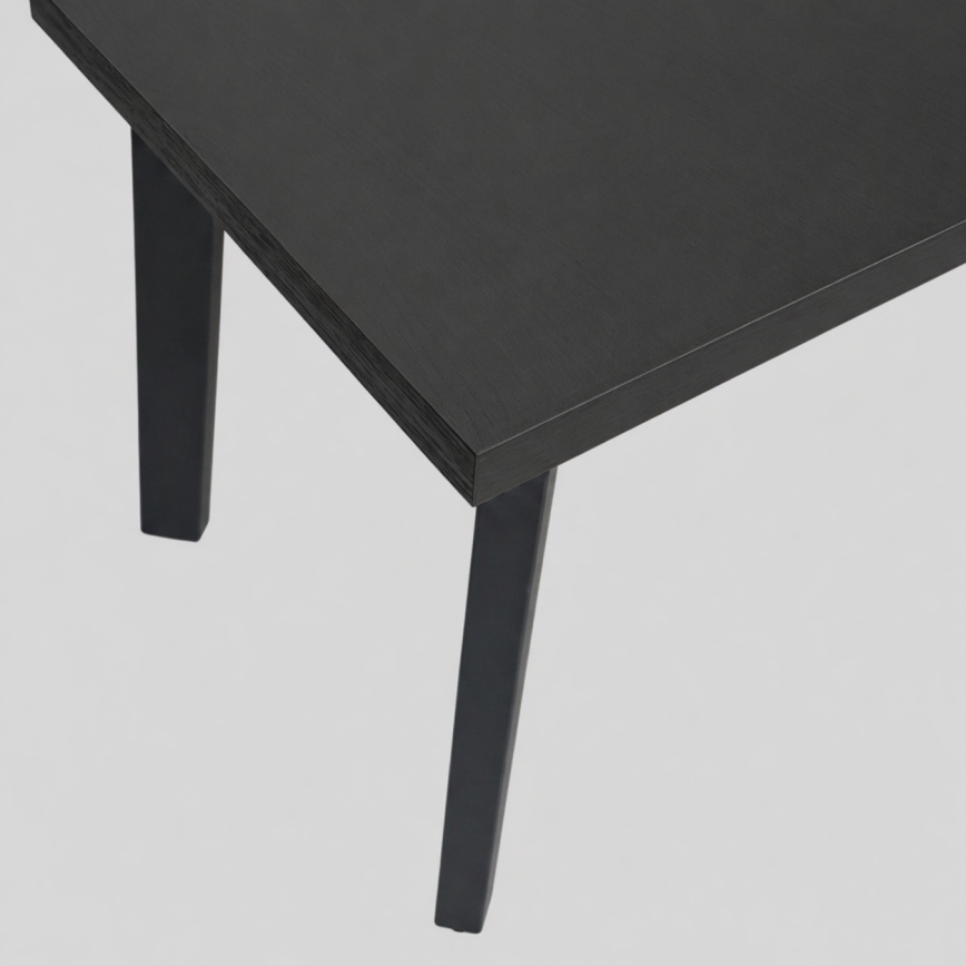 Rozkladací jedálenský stôl KERNO 150/190x80 cm čierny
