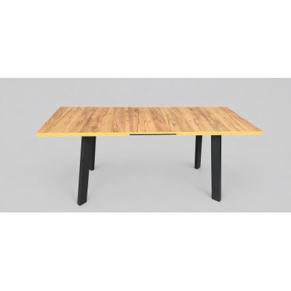 Rozkladací jedálenský stôl KERNO 150/190x80 cm dub craft/čierna