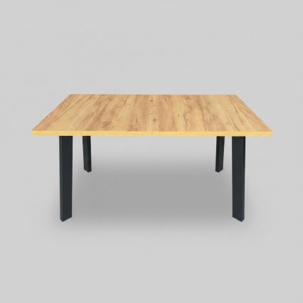 Rozkladací jedálenský stôl KERNO 150/190x80 cm dub craft/čierna