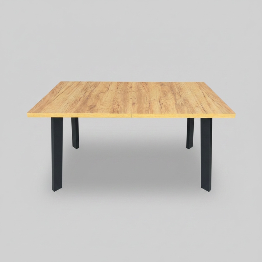 Rozkladací jedálenský stôl KERNO 150/190x80 cm dub craft/čierna