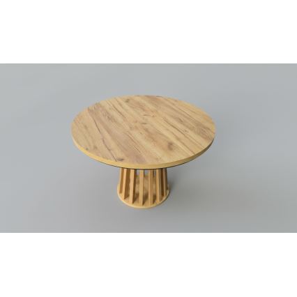 Rozkladací jedálenský stôl NEXUS 100/140x77 cm dub craft/čierna