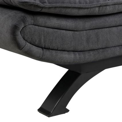 Rozkladacia dvojmiestná pohovka AIRI v tmavosivej