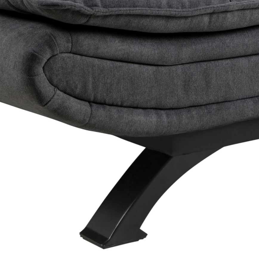 Rozkladacia dvojmiestná pohovka AIRI v tmavosivej