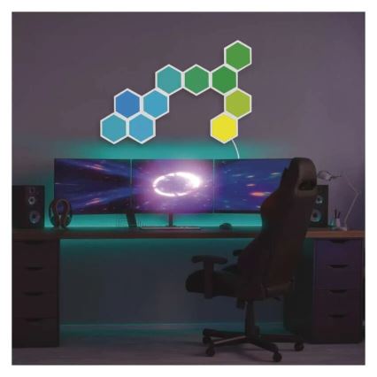 SADA 3x LED RGBIC+CCT Stmievačný panel - rozšírenie 3xLED/1,8W/230V Wi-Fi Tuya