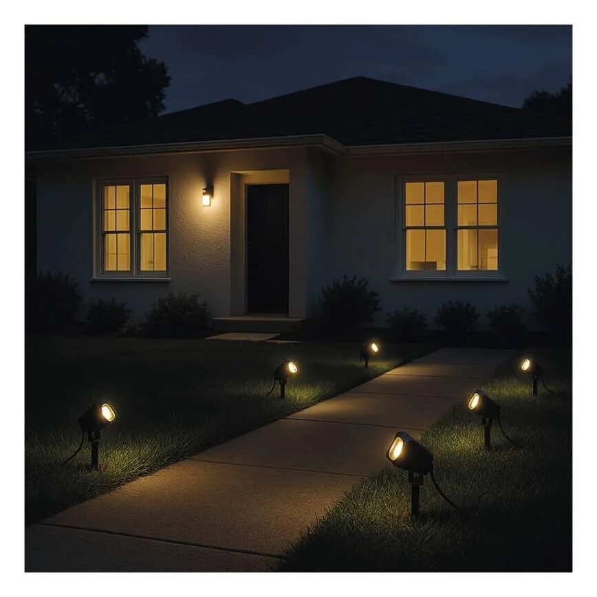 LED RGBIC Stmievateľná vonkajšia lampa GoSmart - rozšírenie LED/1,5W/230V 3000-6500K IP65 Wi-Fi Tuya