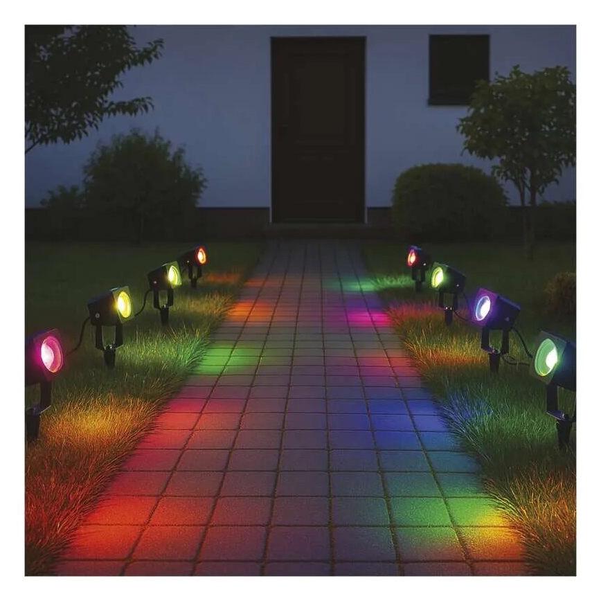 LED RGBIC Stmievateľná vonkajšia lampa GoSmart - rozšírenie LED/1,5W/230V 3000-6500K IP65 Wi-Fi Tuya
