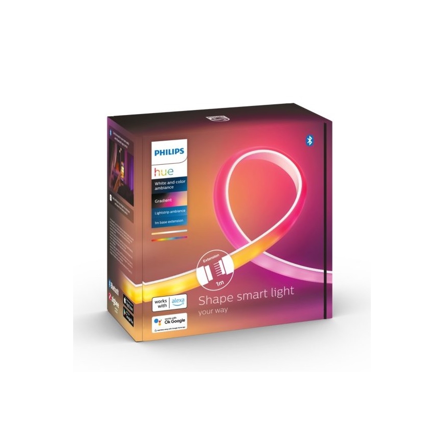 Rozširovacia sada LED stmievateľného pásika Philips Hue White And Color Ambiance 1m LED/12,3W/230V