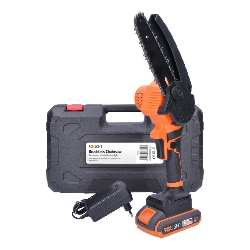 Ručná akumulátorová reťazová píla 21V