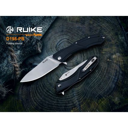 Ruike RUD198PB - Zatvárací vreckový nôž 23,1 cm čierna
