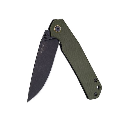 Ruike RUP801G - Zatvárací vreckový nôž 20 cm zelená