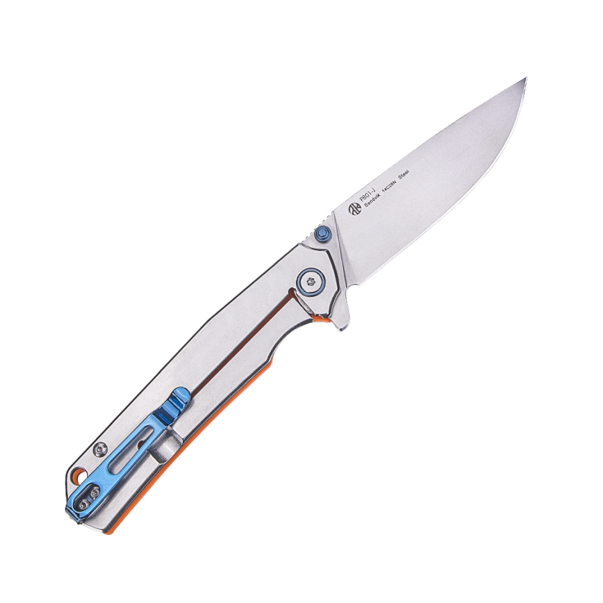 Ruike RUP801SF - Zatvárací vreckový nôž 20 cm strieborná
