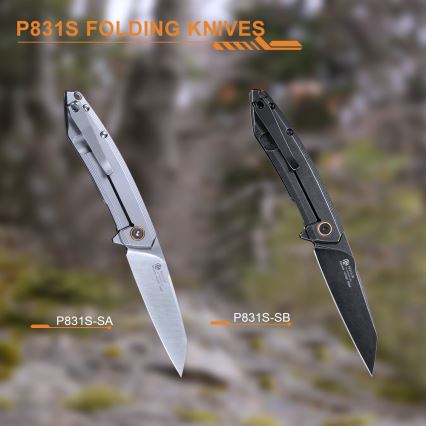 Ruike RUP831SSB - Zatvárací kompaktný nôž 19,5 cm čierna