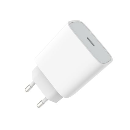 Rychlonabíjací adaptér Power Delivery 20W USB-C biela