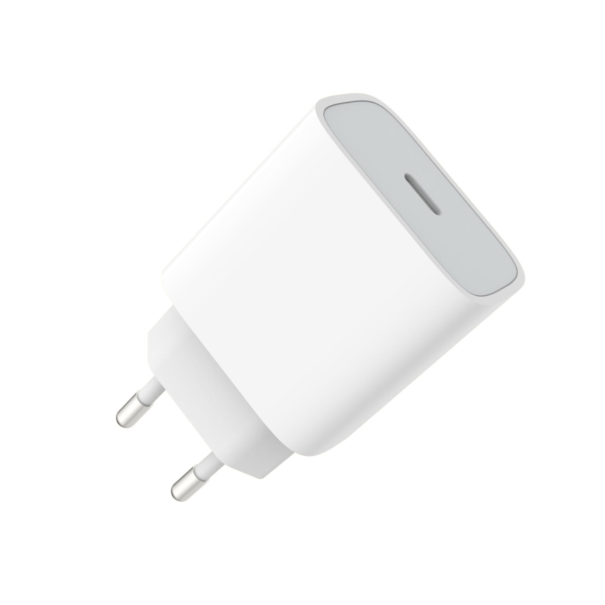 Rychlonabíjací adaptér Power Delivery 20W USB-C biela