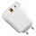 Rychlonabíjací adaptér Power Delivery 30W USB-C + USB-A biela