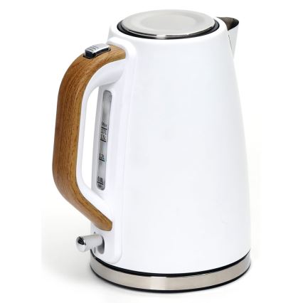 Rýchlovarná kanvica 1,7 l 2400W/230V nerez/biela