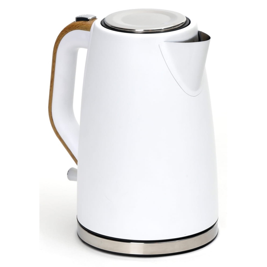 Rýchlovarná kanvica 1,7 l 2400W/230V nerez/biela